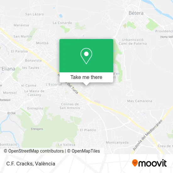 C.F. Cracks map