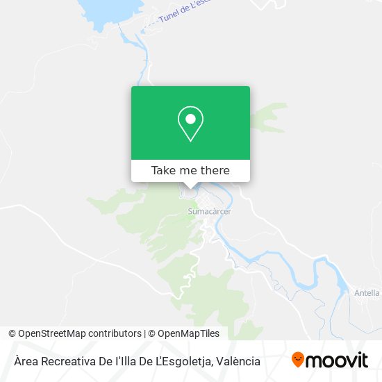 Àrea Recreativa De I'Illa De L'Esgoletja map
