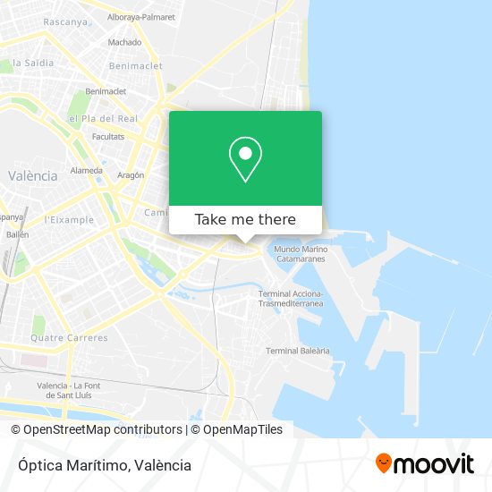 Óptica Marítimo map