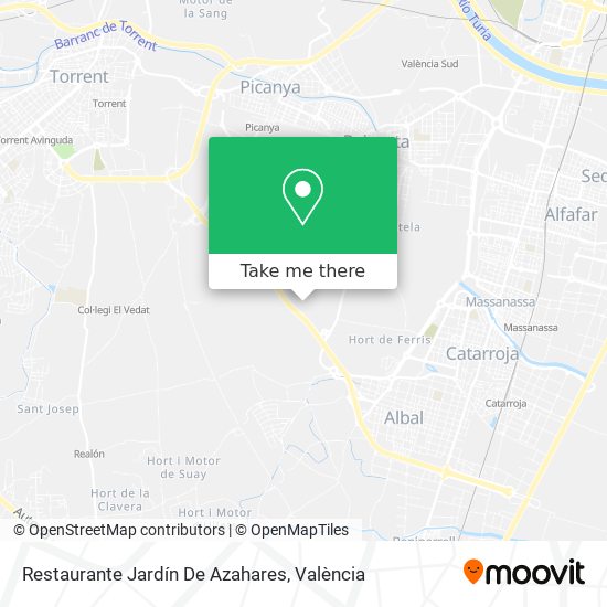 Restaurante Jardín De Azahares map