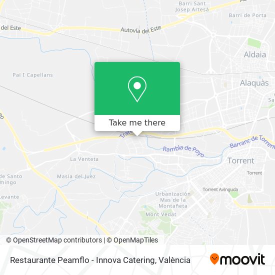 Restaurante Peamflo - Innova Catering map