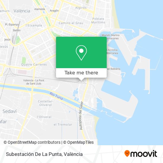 Subestación De La Punta map