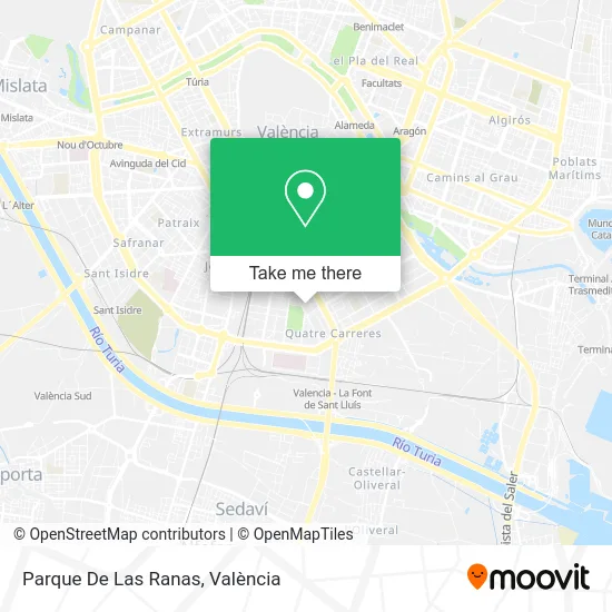 Parque De Las Ranas map