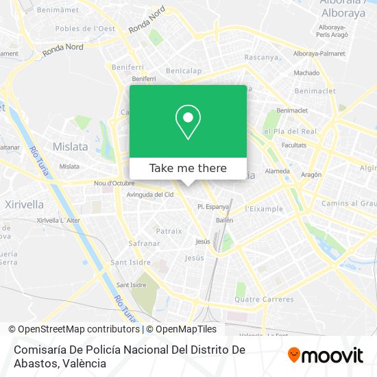 Comisaría De Policía Nacional Del Distrito De Abastos map