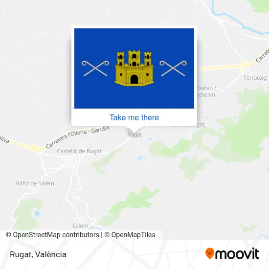mapa Rugat
