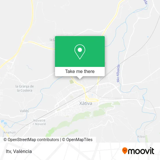 mapa Itv