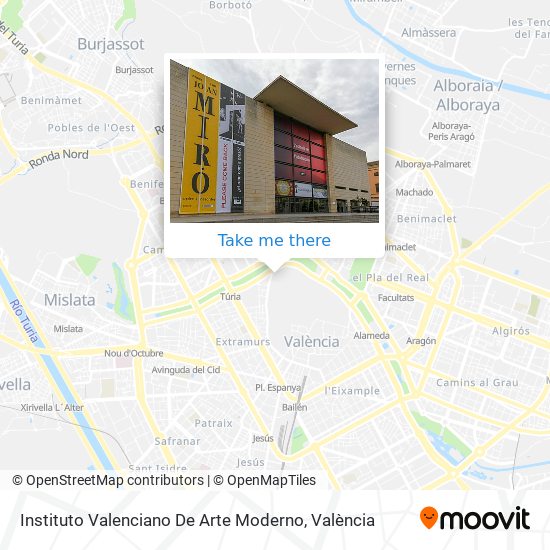 Instituto Valenciano De Arte Moderno map