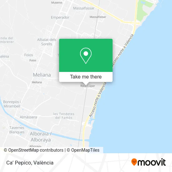 Ca’ Pepico map