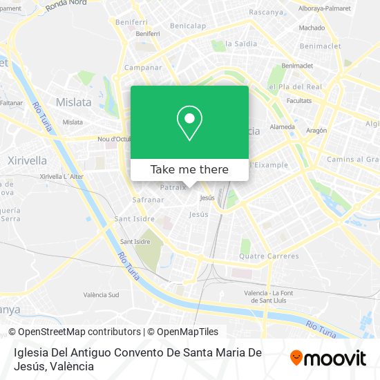 Iglesia Del Antiguo Convento De Santa Maria De Jesús map