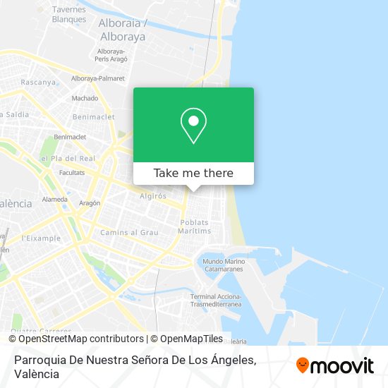mapa Parroquia De Nuestra Señora De Los Ángeles