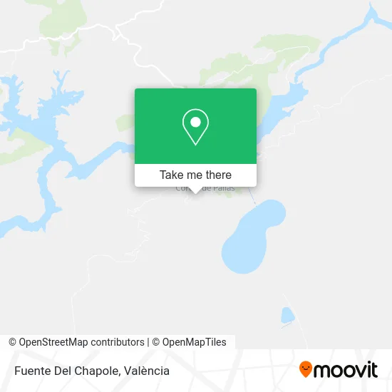 Fuente Del Chapole map