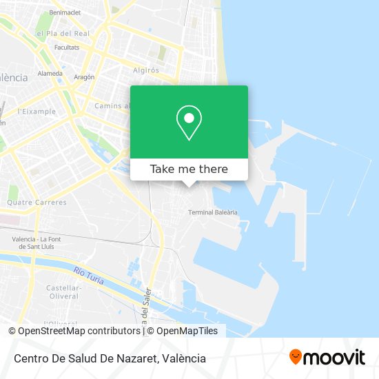 Centro De Salud De Nazaret map