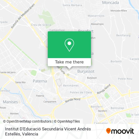 Institut D'Educació Secundària Vicent Andrés Estellés map