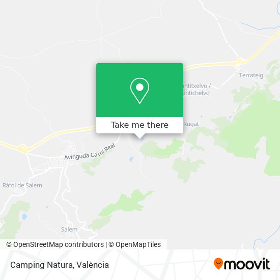 mapa Camping Natura