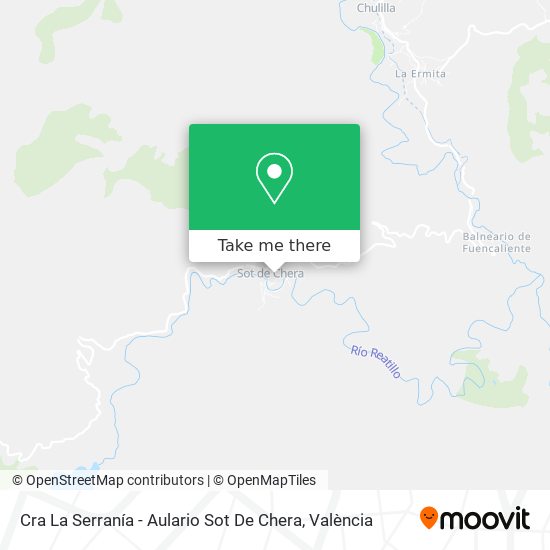 Cra La Serranía - Aulario Sot De Chera map