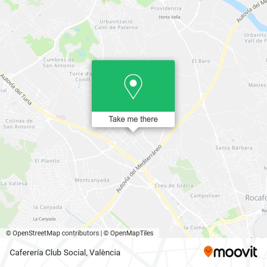 Caferería Club Social map