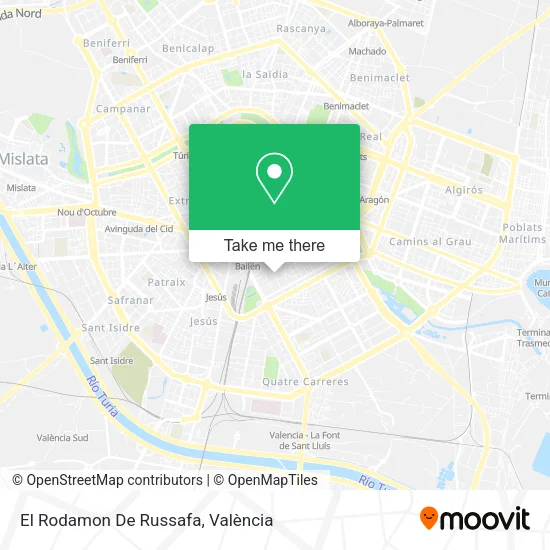 El Rodamon De Russafa map