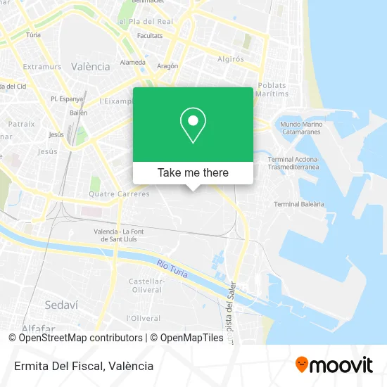 Ermita Del Fiscal map