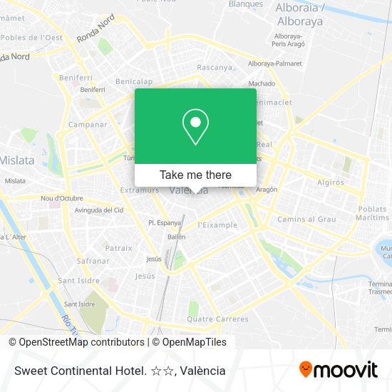 Sweet Continental Hotel. ☆☆ map