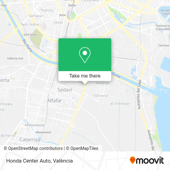 Honda Center Auto map