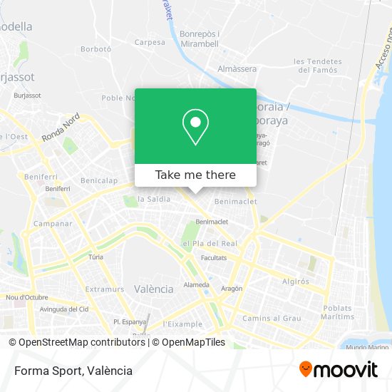 Forma Sport map