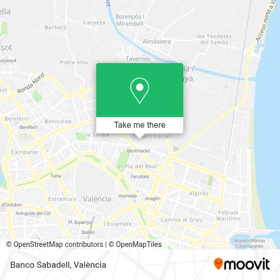 Banco Sabadell map