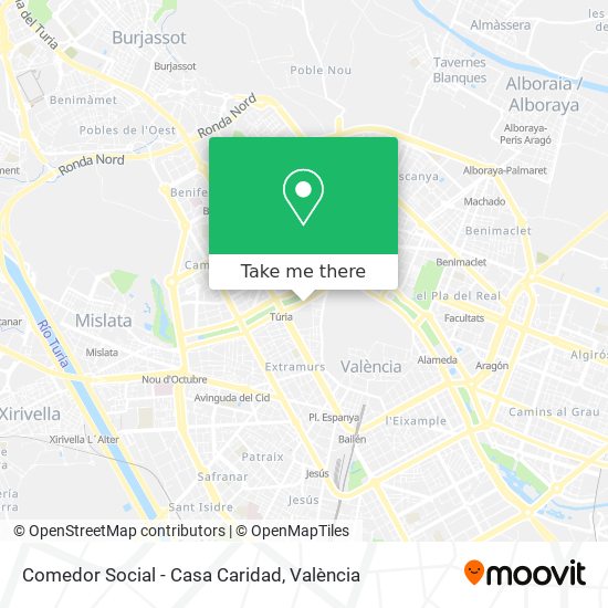 Comedor Social - Casa Caridad map