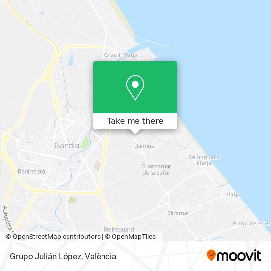 Grupo Julián López map