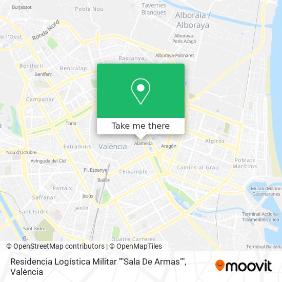 Residencia Logística Militar ""Sala De Armas"" map