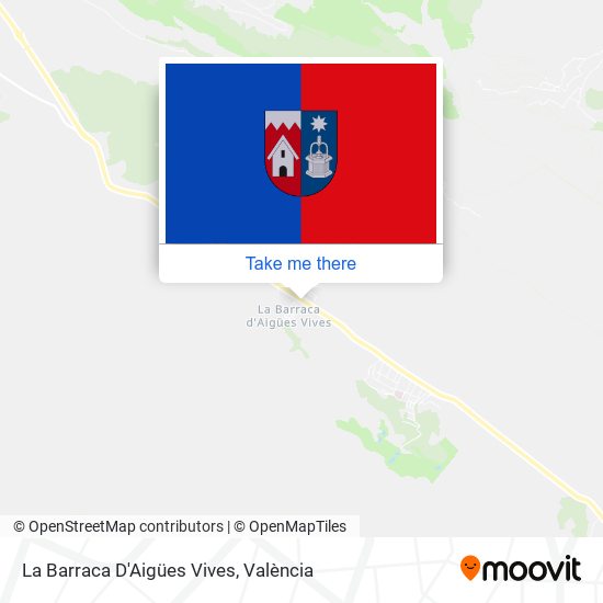 La Barraca D'Aigües Vives map