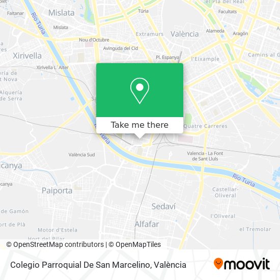 mapa Colegio Parroquial De San Marcelino