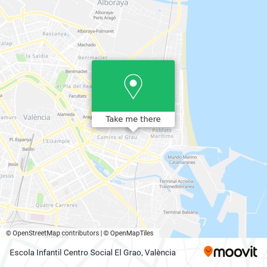 Escola Infantil Centro Social El Grao map
