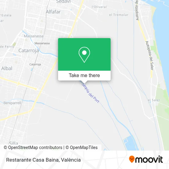 Restarante Casa Baina map