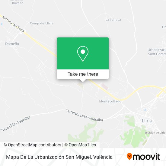 Mapa De La Urbanización San Miguel map