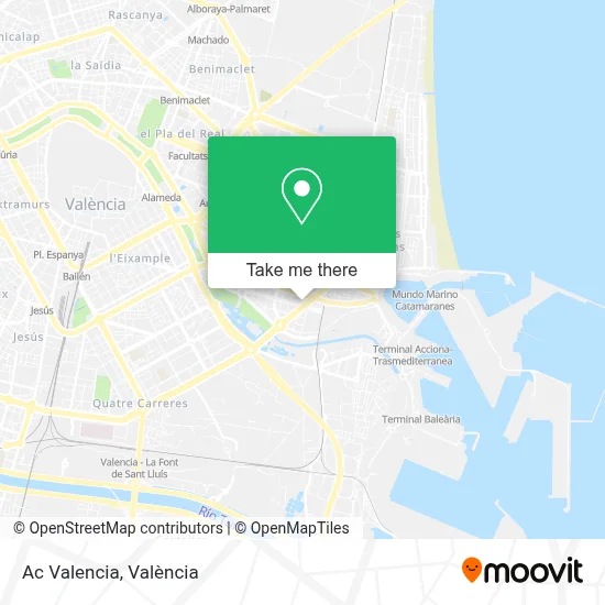 Ac Valencia map