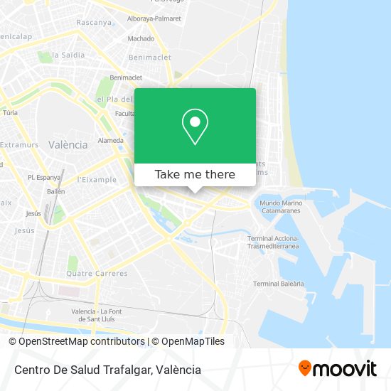 mapa Centro De Salud Trafalgar