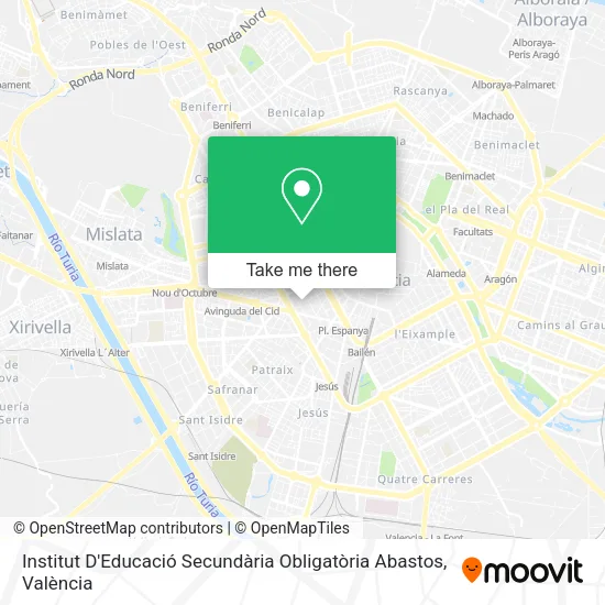 Institut D'Educació Secundària Obligatòria Abastos map