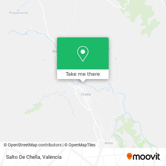 Salto De Chella map