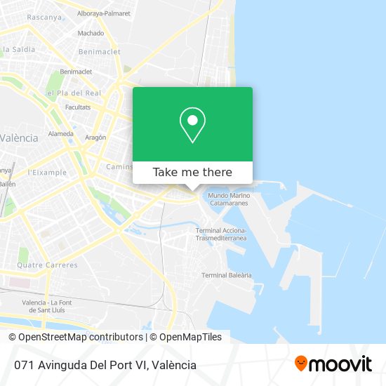 071 Avinguda Del Port VI map
