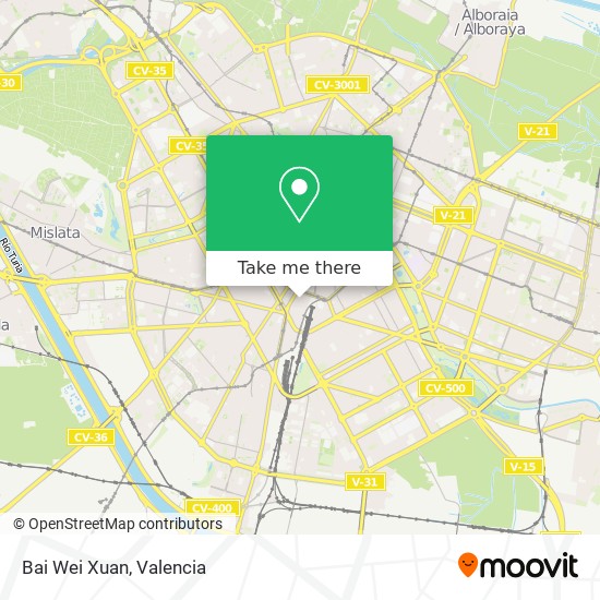 How To Get To Bai Wei Xuan In Valencia By Bus Metrovalencia Or Train