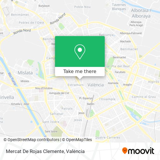 Mercat De Rojas Clemente map