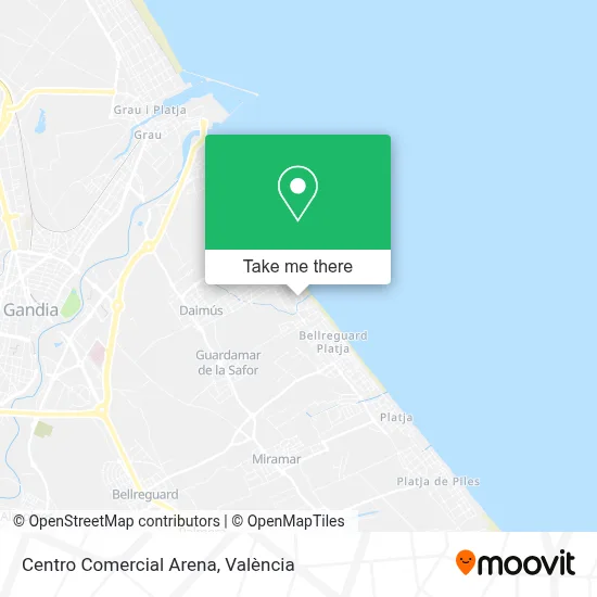 Centro Comercial Arena map