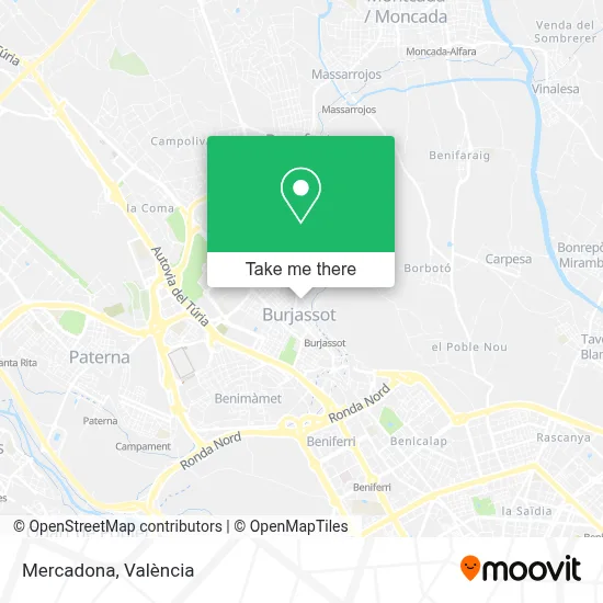 Mercadona map