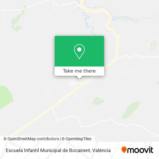 Escuela Infantil Municipal de Bocairent map