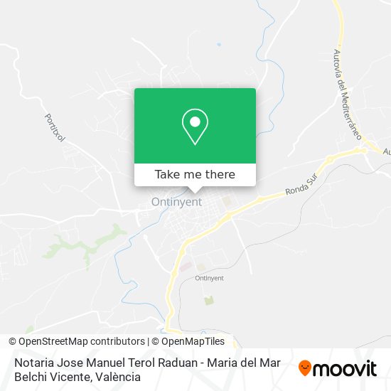 Notaria Jose Manuel Terol Raduan - Maria del Mar Belchi Vicente map