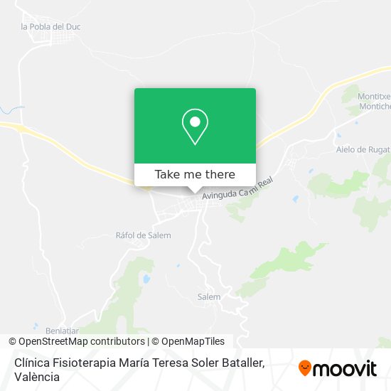 Clínica Fisioterapia María Teresa Soler Bataller map