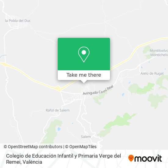 Colegio de Educación Infantil y Primaria Verge del Remei map