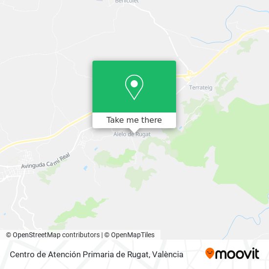 Centro de Atención Primaria de Rugat map