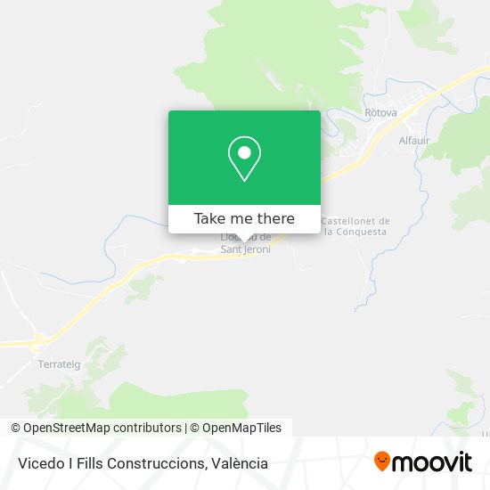 mapa Vicedo I Fills Construccions