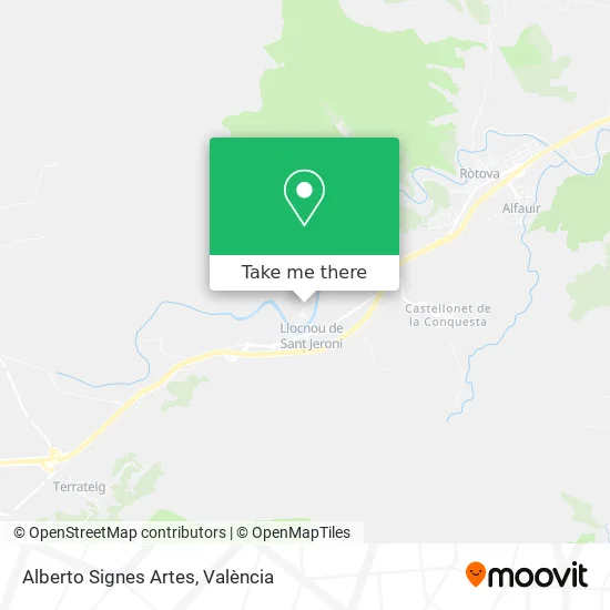 Alberto Signes Artes map